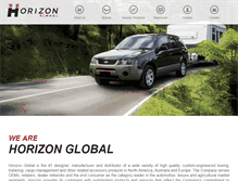 Tablet Screenshot of horizonglobal.com